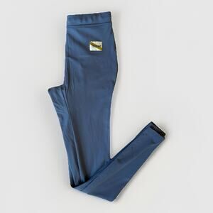 Tracksmith Allston Tights Mens Small Blue Lightweight Running Workout